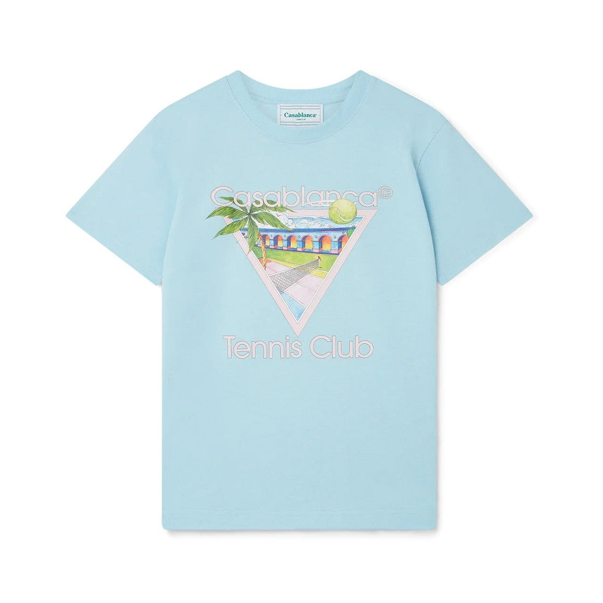 Casablanca SSENSE Exclusive Blue Tennis Club Icon T-Shirt