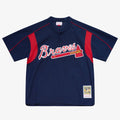 Mitchell & Ness Chipper Jones Atlanta Braves 2003 Authentic Batting Practice Jersey Navy