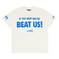 Hellstar Beat Us! T-shirt White/Blue
