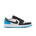 Jordan 1 Retro Low OG Black Dark Powder Blue (GS)