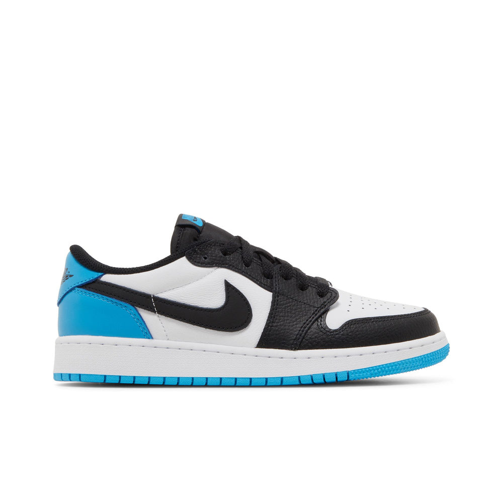 Jordan 1 Retro Low OG Black Dark Powder Blue (GS)