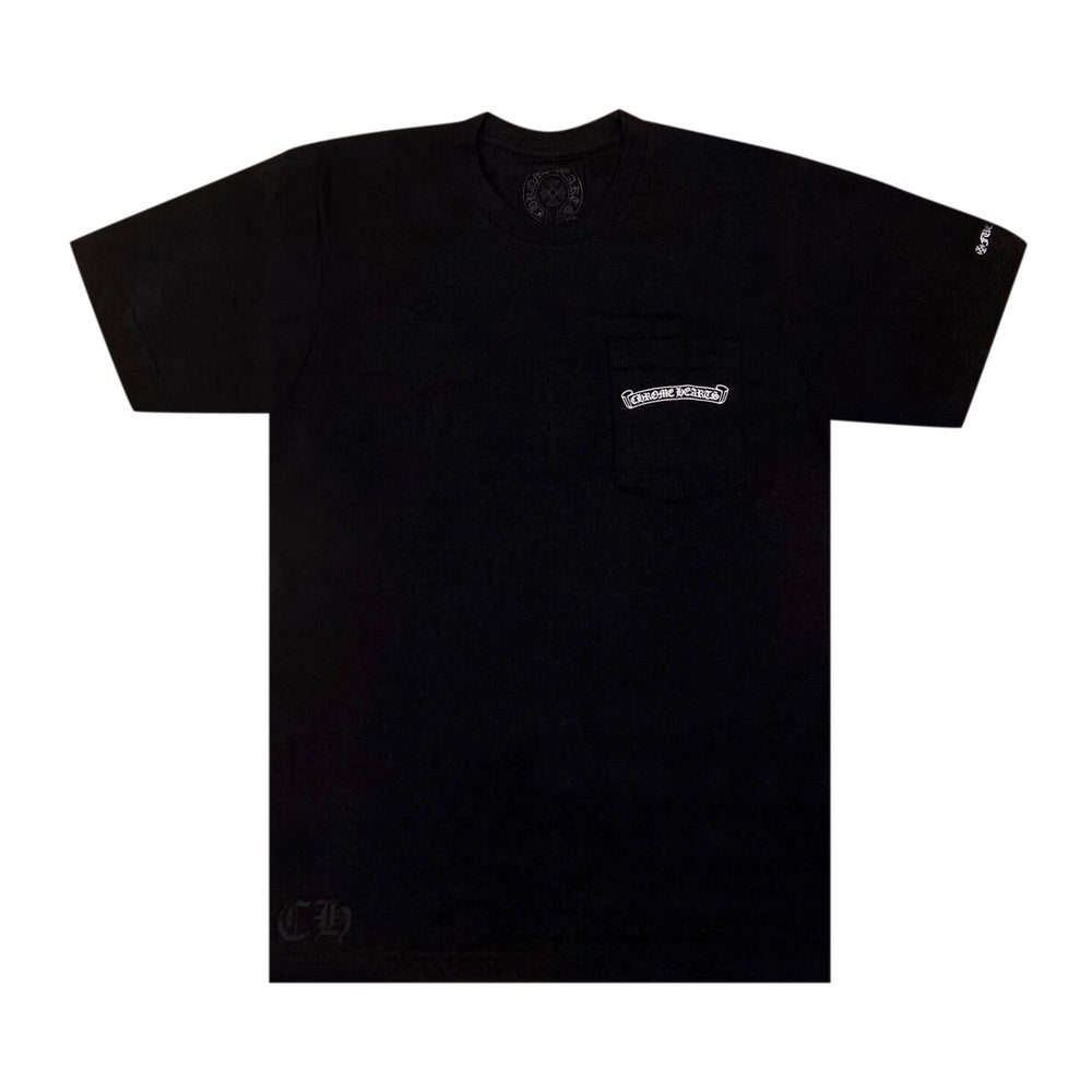 Chrome Hearts Scroll Logo T-Shirt Black