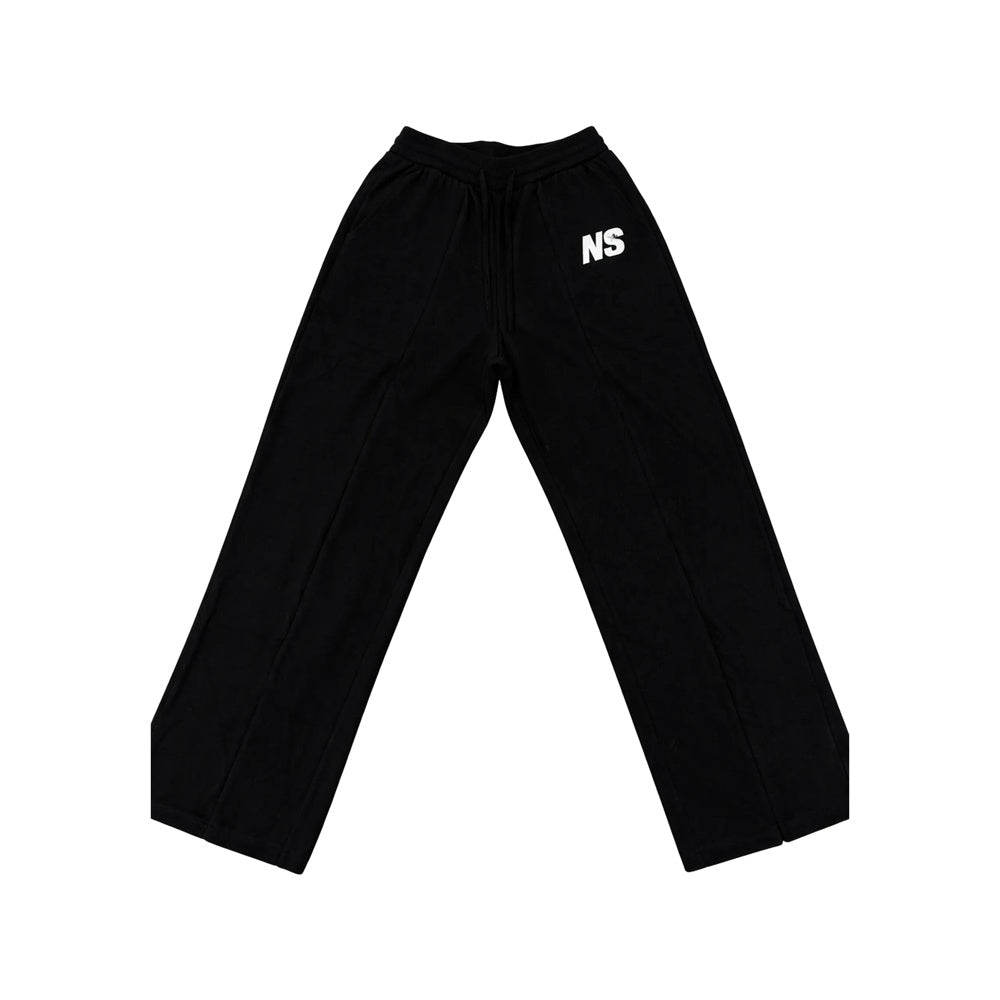 North Star Flared Joggers Black