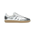 adidas Samba OG Silver Metallic Cracked Leather (Women's)