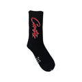 Corteiz Allstarz Socks Black Red