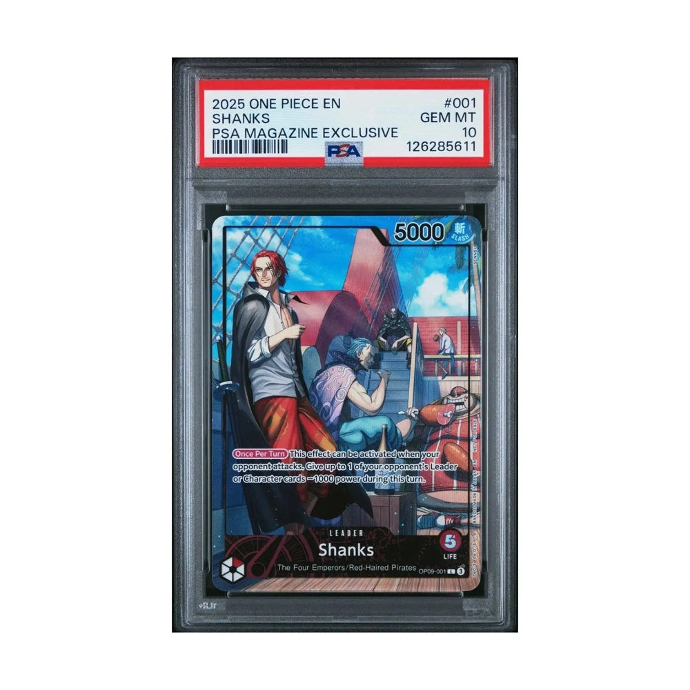One Piece Shanks 001 PSA Magazine Promo (2025)