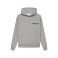 Fear of God Essentials Kids Pullover Hoodie Dark Oatmeal