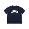 Saint French Terry T-Shirt Black White