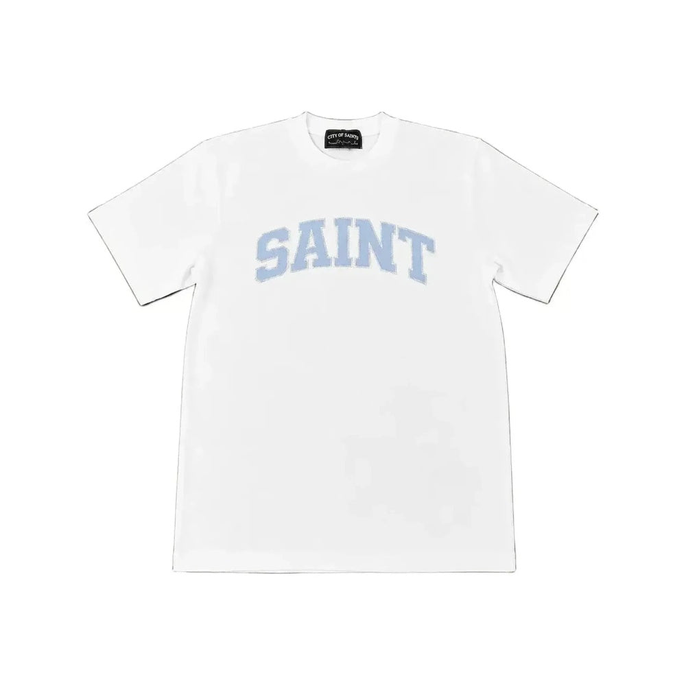 Saint Heavyweight T-Shirt White Blue