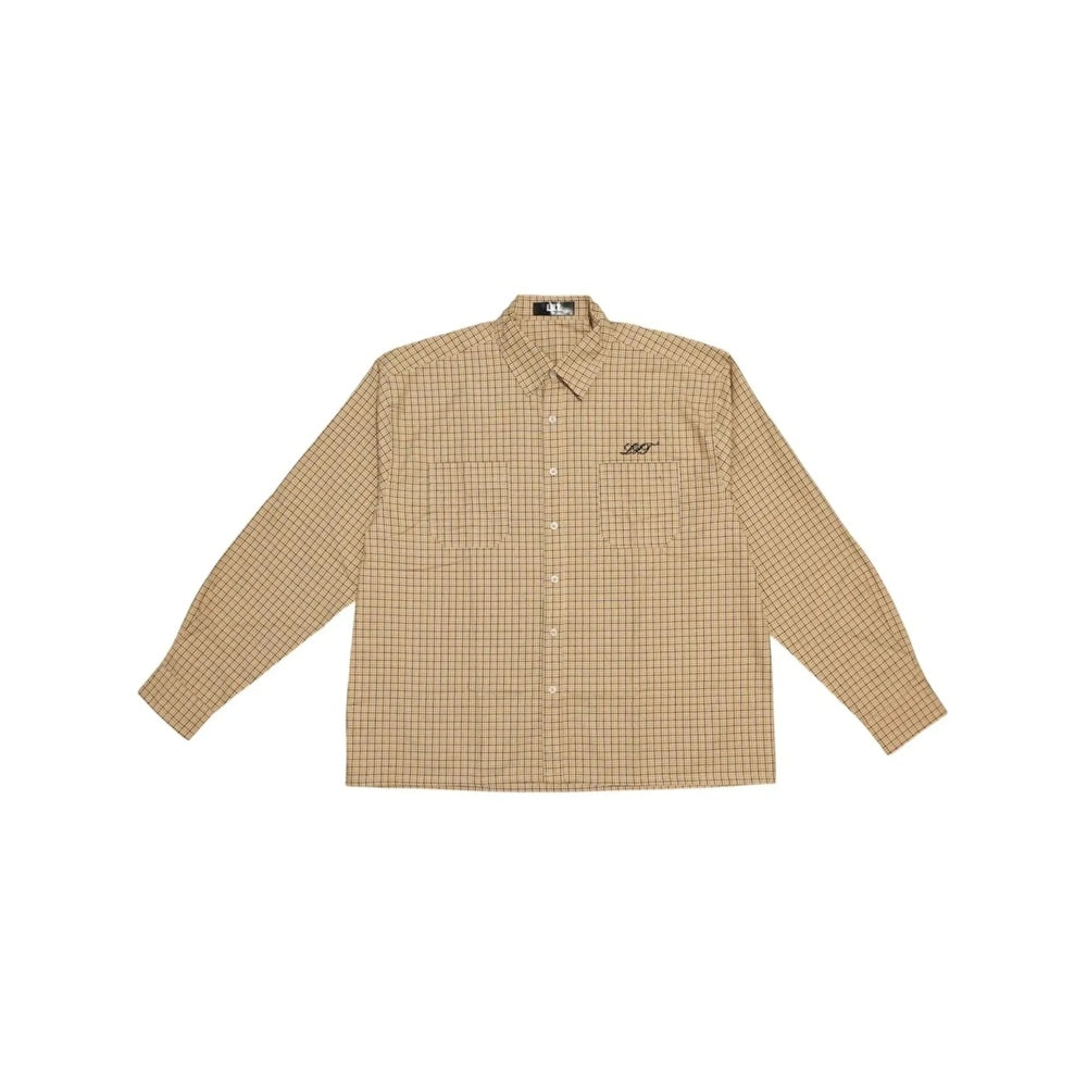 Léviter LVT Étoile Long Sleeve Shirt Coffee Brown Plaid