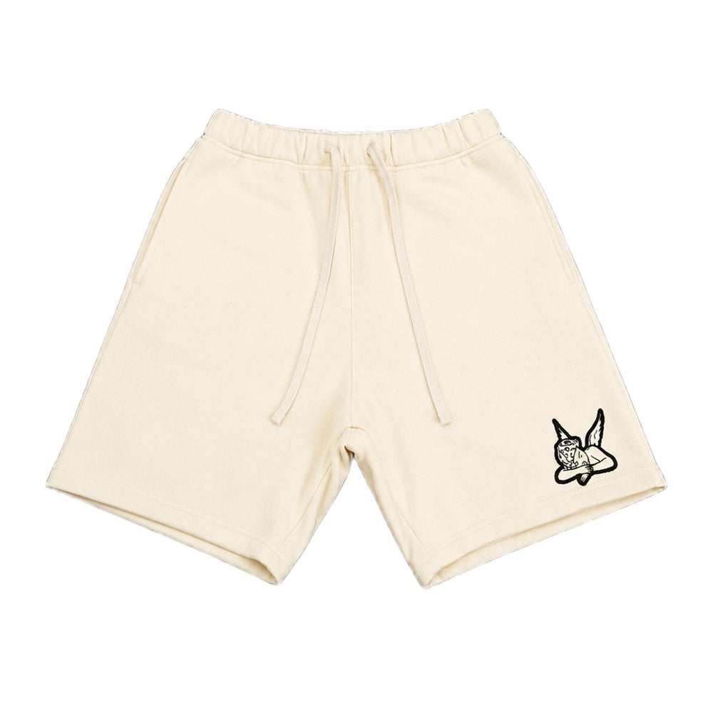 SAINT Heavyweight Fleece Shorts Cream/Cream