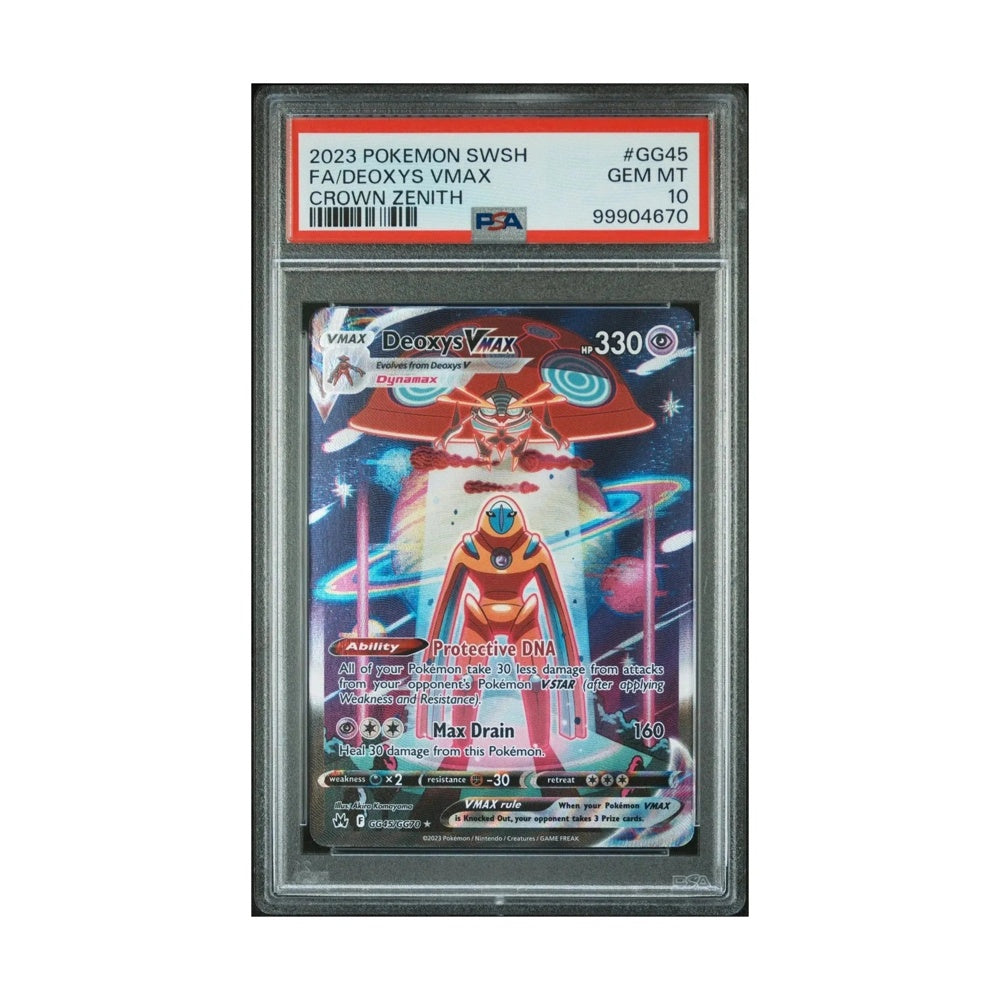 Pokémon Deoxys VMAX GG45/GG70 Crown Zenith (2023)
