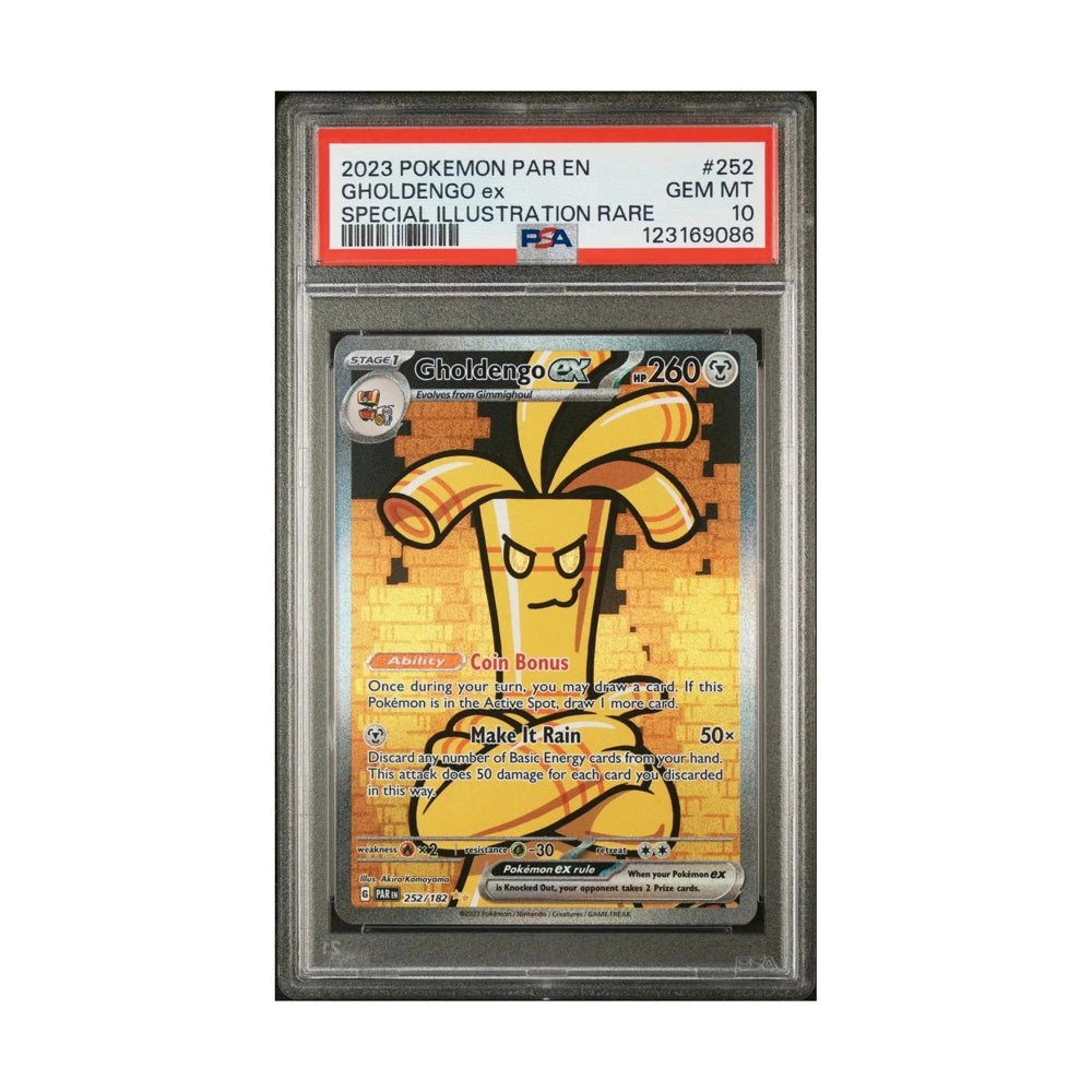 Pokémon Gholdengo ex 252/182 Paradox Rift (2023)