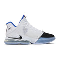 Nike LeBron 19 Low White Medium Blue Siren Red Black