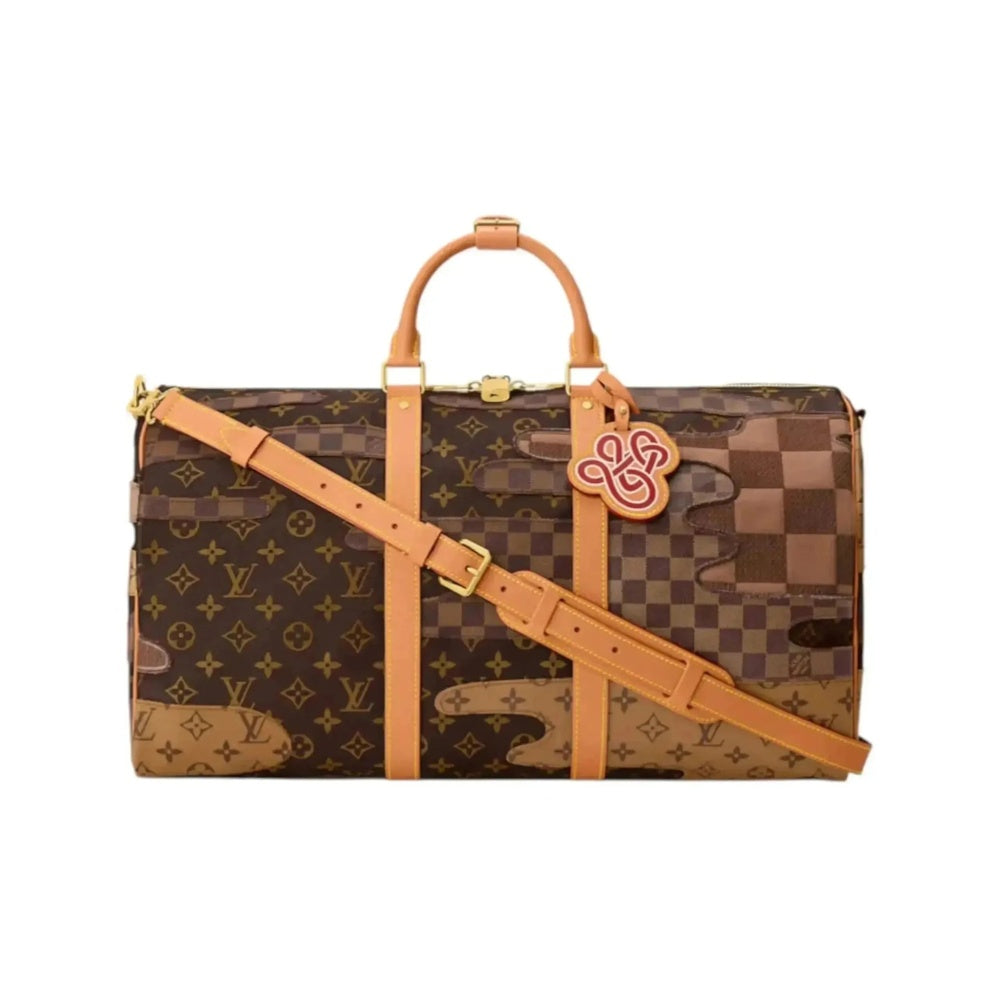 Louis Vuitton x Nigo Keepall Bandoulière 50 Brown