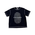 Pierre Bassene World GLITTA Fingerprint T-Shirt Black