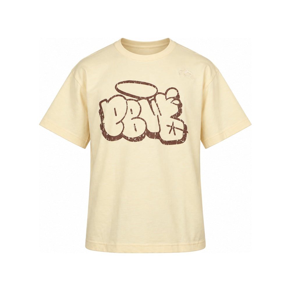 Pierre Bassene 'PBW' Graffiti  T-shirt Butter Yellow