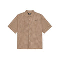 Léviter LVT Étoile Short Sleeve Shirt Coffee Brown Plaid