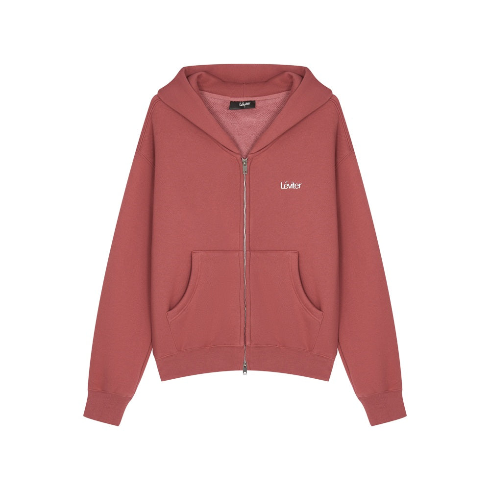 Léviter Essential Zip Hoodie Clay Red