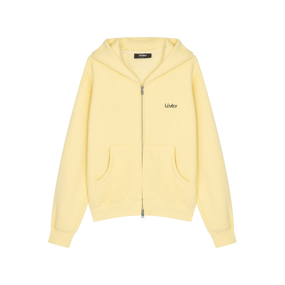 Léviter Essential Zip Hoodie Butter Yellow