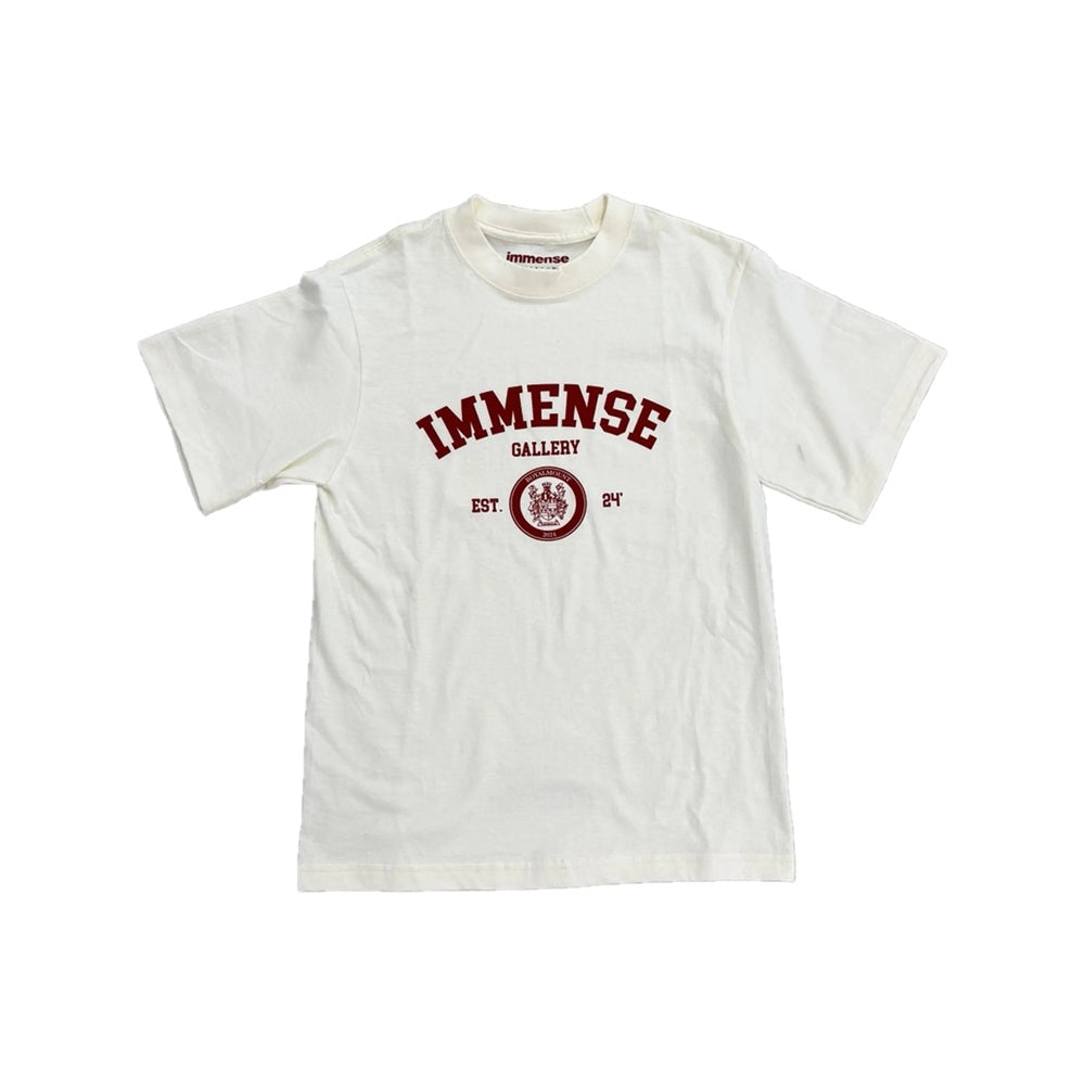 Immense Gallery Varsity Tee Cream
