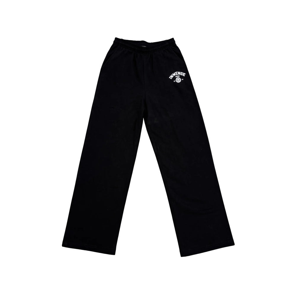 Immense Gallery Varsity Open Cuff Sweatpants Black