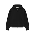 Fear of God Essentials Classic Full Zip-Up Hoodie Jet Black