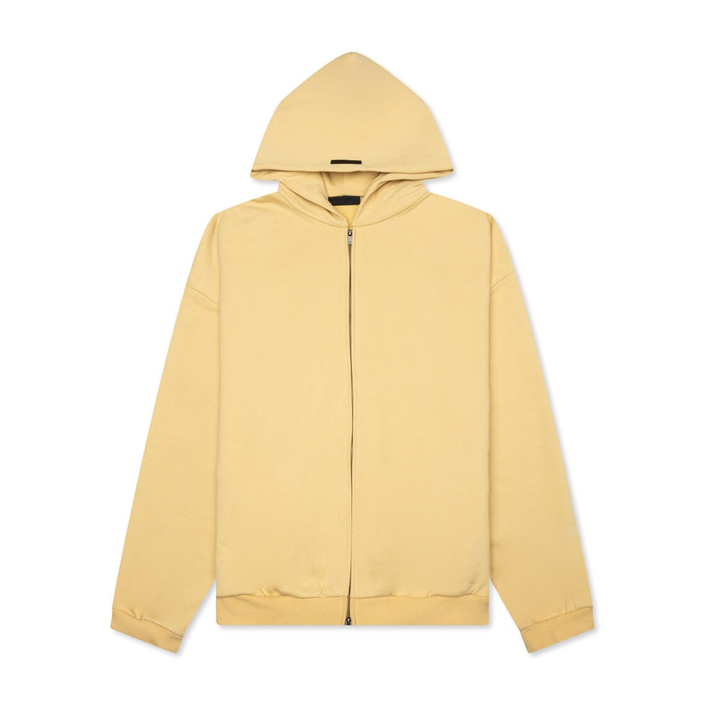 Fear of God Essentials Heavy Fleece Fullzip Hoodie Amber