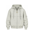 Pierre Bassene Zip Hoodie GLITTA Heather Grey