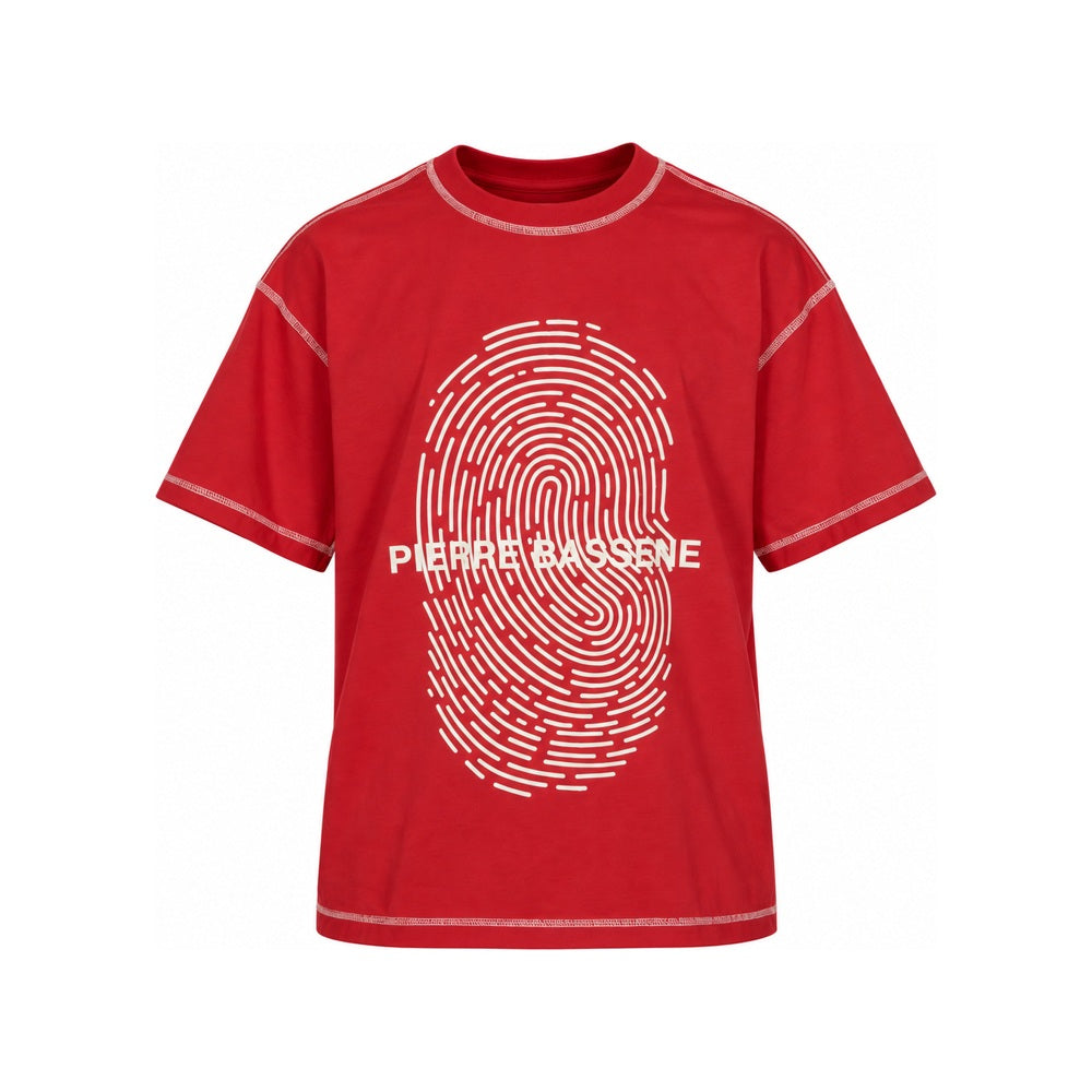 Pierre Bassene Fingerprint T-shirt Red