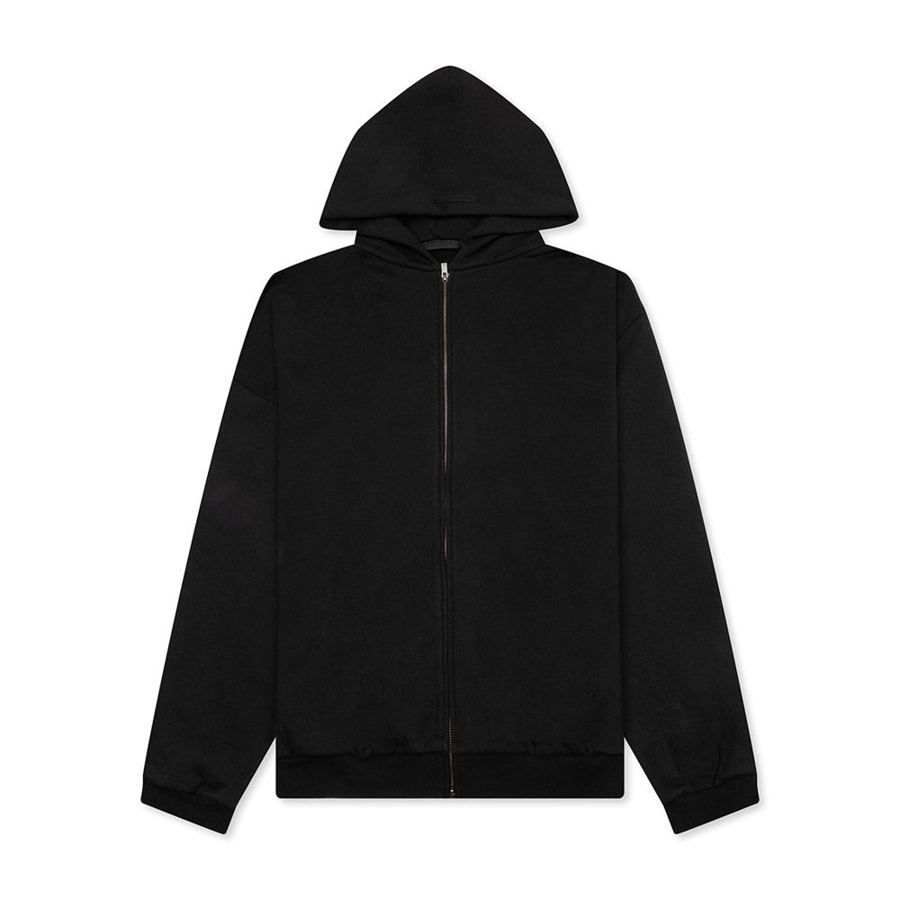 Fear of God Essentials Heavy Fleece Fullzip Hoodie Black