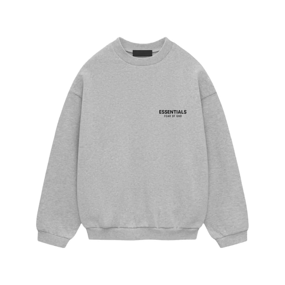 Fear of God Essentials Fleece Crewneck Light Heather Gray
