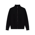 Léviter Essential Ribbed Full Zip-Up Black