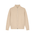 Léviter Essential Ribbed Full Zip-Up Cream
