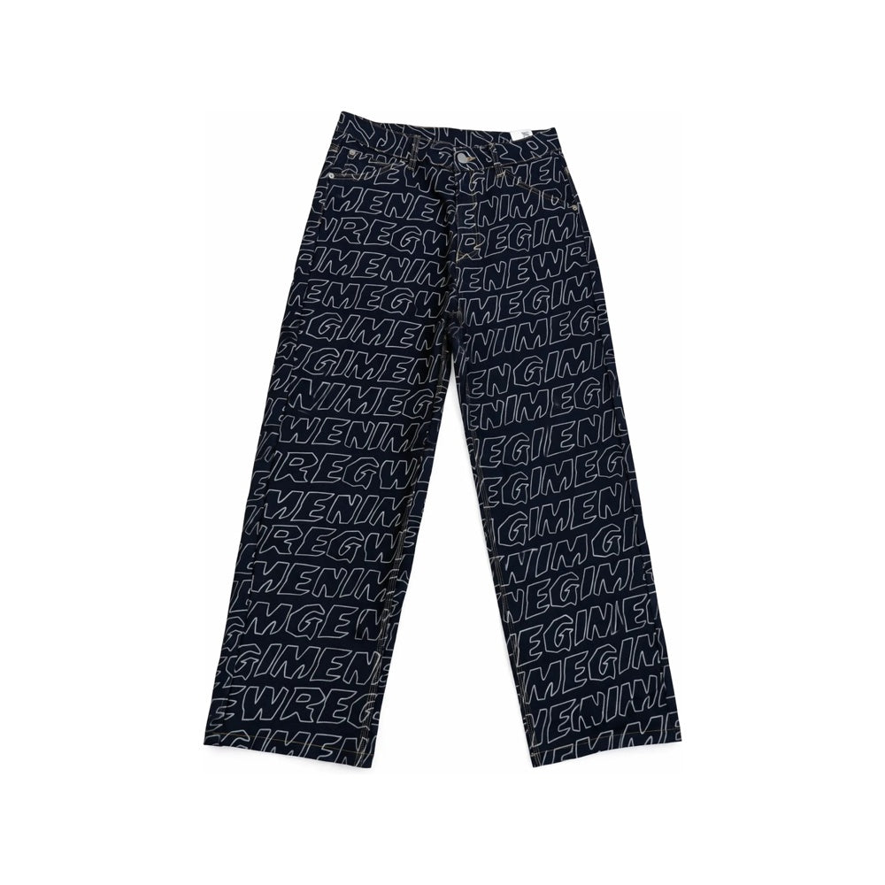 Atelier New Regime Baggy Mono Denim Jeans Indigo