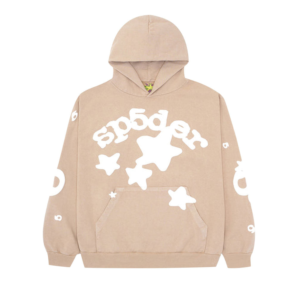 Sp5der Beluga Hoodie Sand