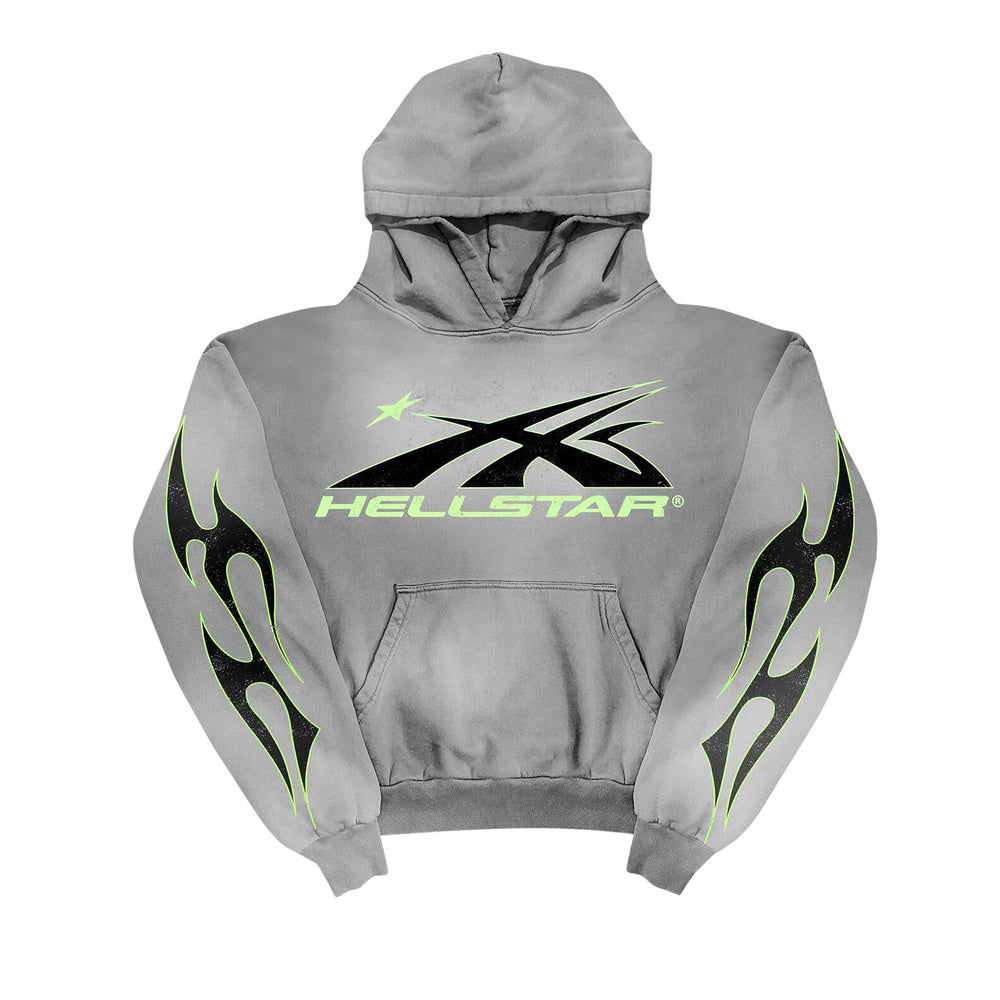 Hellstar Sports Core Logo Hoodie 'Grey'