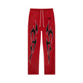 Hellstar Halloween Flame Sweatpants 'Red'