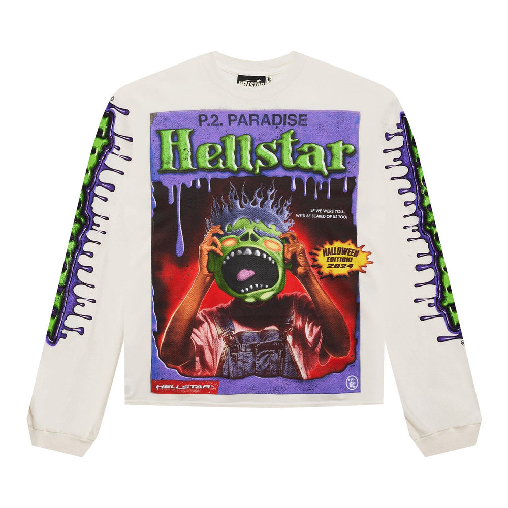 Hellstar Horror Book Long-Sleeve 'White'