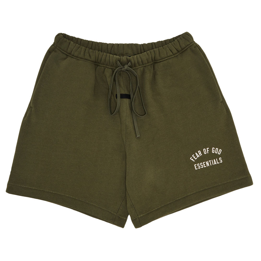 Fear of God Essentials Fleece Soccer Short Military