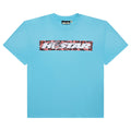 Hellstar box logo Tshirt Blue
