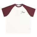 Rhude Logo-Embroidered Cotton T-Shirt 'Bordeaux/White'