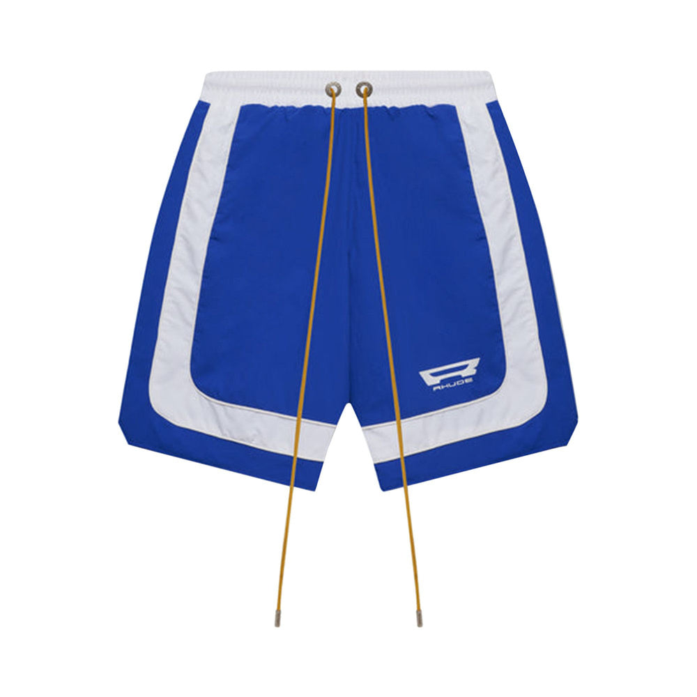 Rhude Campione Baggy Track Short 'Blue/White'