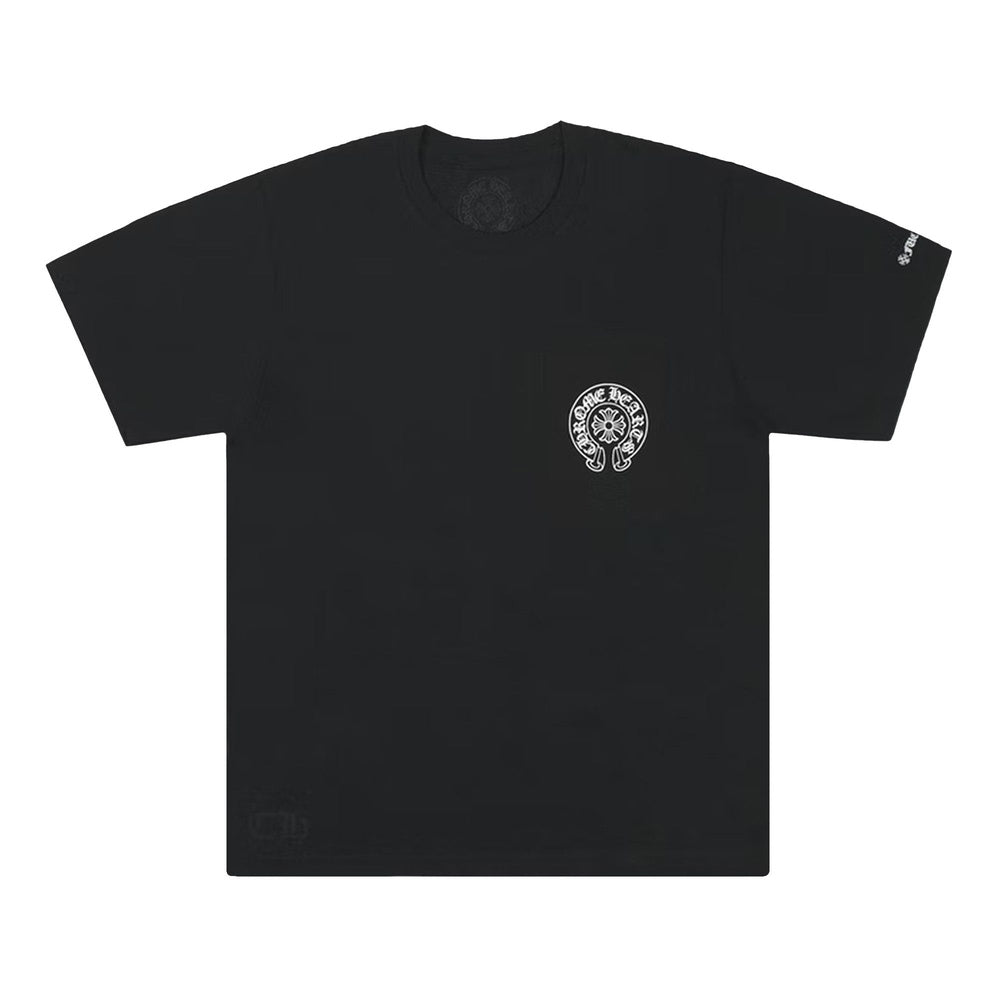 Chrome Hearts Horse Shoe Logo Pocket T-Shirt Black