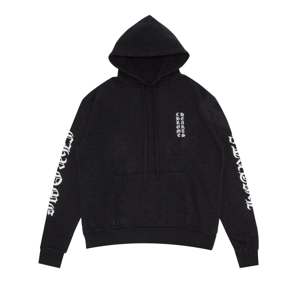 Chrome Hearts Plus Cross Allover Print Horseshoe Logo Hoodie 'Black'