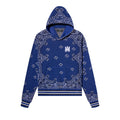 Amiri Bandana Basketball Hoodie 'Blue/Black'