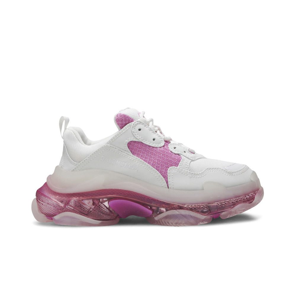 Balenciaga Wmns Triple S Clear Sole Trainer 'White Pink'