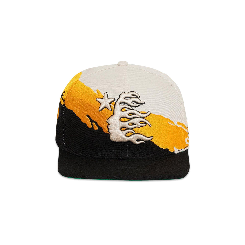 Hellstar Paintbrush Snapback Hat 'Orange/Black'