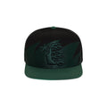 Hellstar Sharkteeth Snapback Hat 'Black/Green'