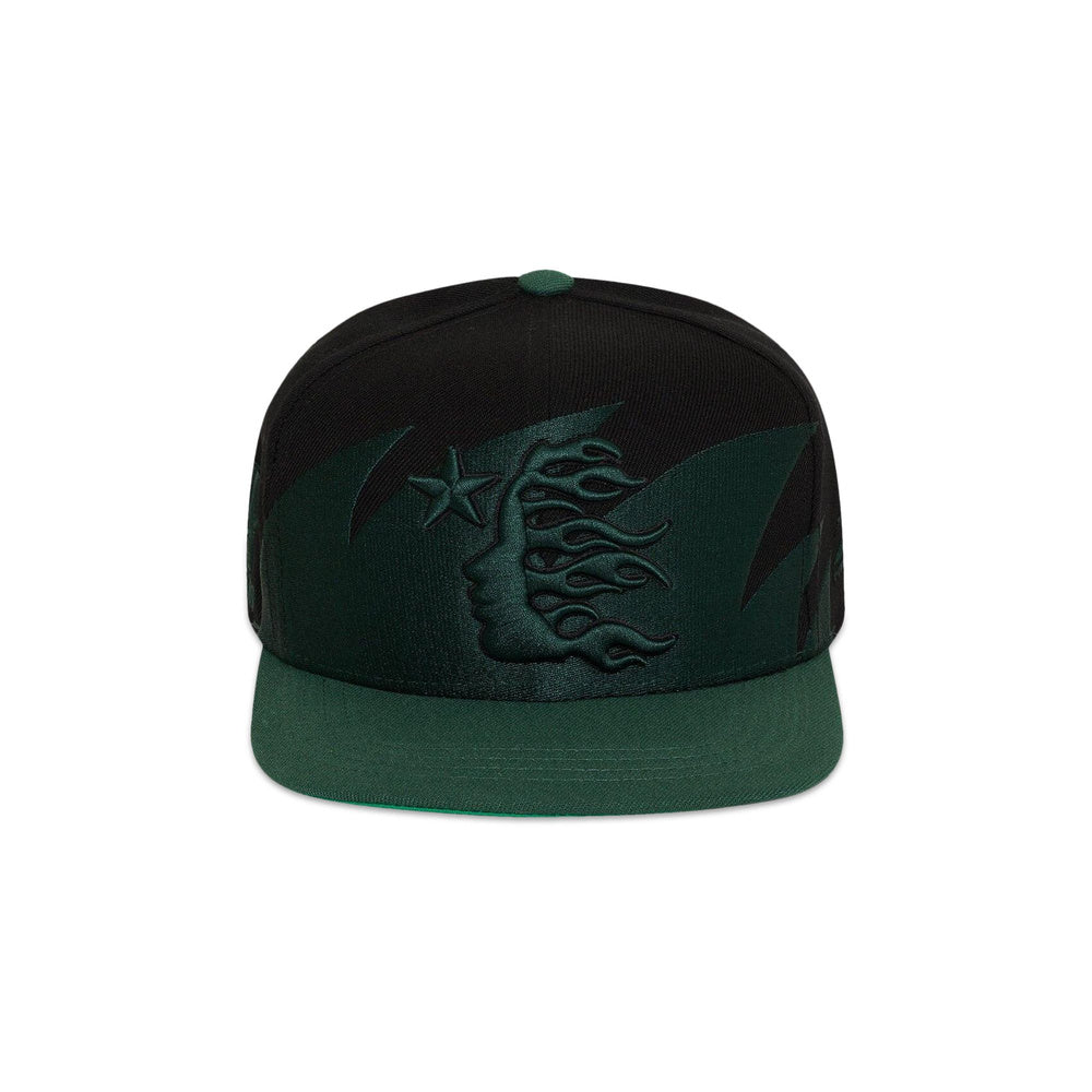 Hellstar Sharkteeth Snapback Hat 'Black/Green'